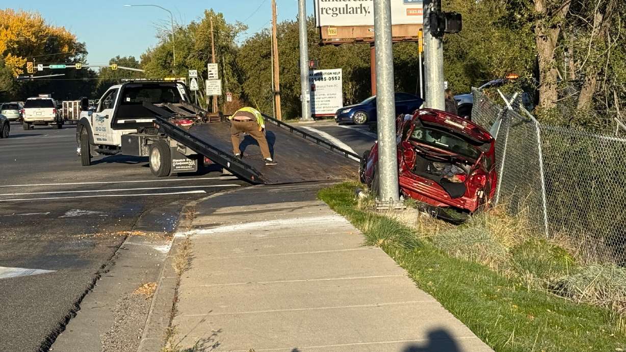 A man, who police say was driving while intoxicated after he got into a fight with his mother, was arrested Tuesday for allegedly slamming into the back of a car at 900 East and the Van Winkle Expressway and causing a multivehicle crash.