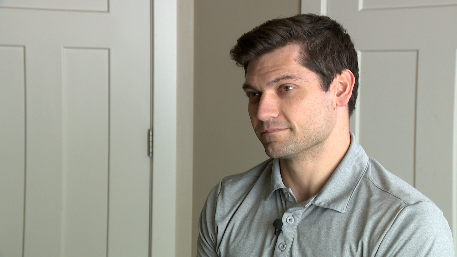 Kumen Johnson speaks with KSL-TV at his Provo home on Tuesday.