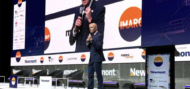 Gov. Spencer Cox speaks to a global audience in Australia about mining opportunities in Utah
