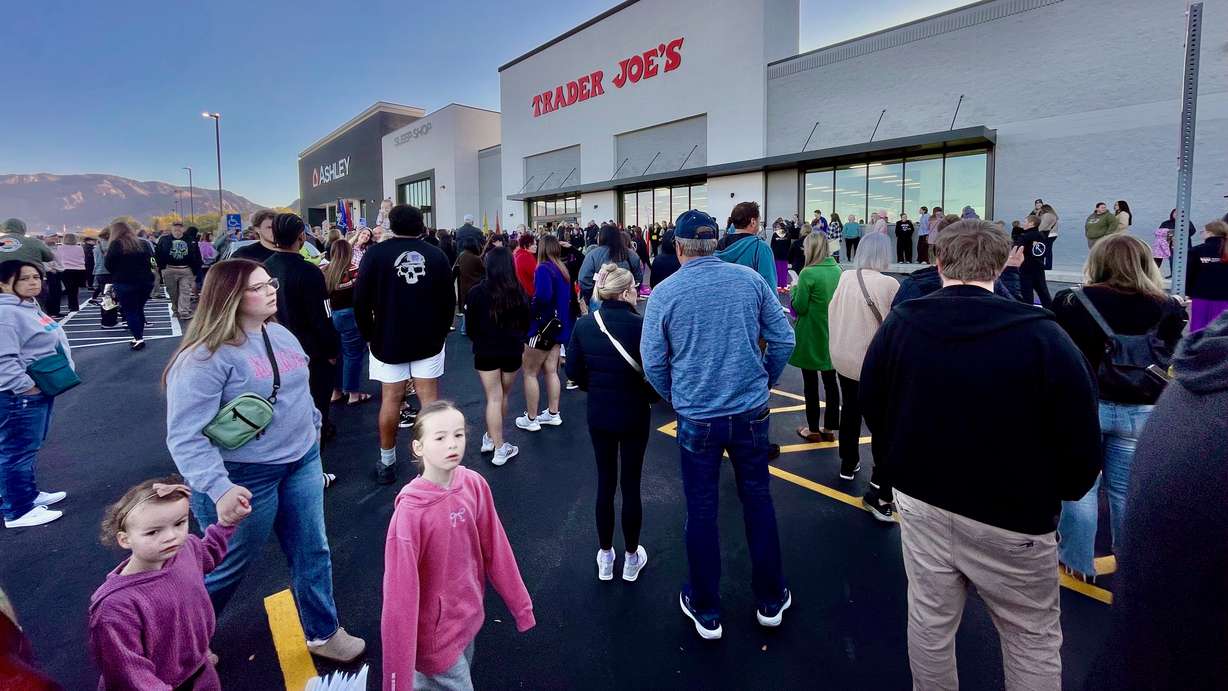 Trader Joe's opened a location in Riverdale on Friday. A new location opens in Holladay on Oct. 31, and a store is coming to Herriman, probably next year.