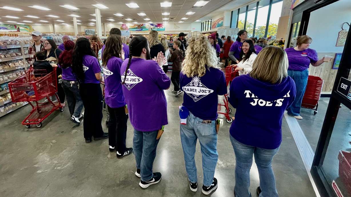 Trader Joe's opened a location in Riverdale on Friday. A new location opens in Holladay on Oct. 31, and a store is coming to Herriman, probably next year.