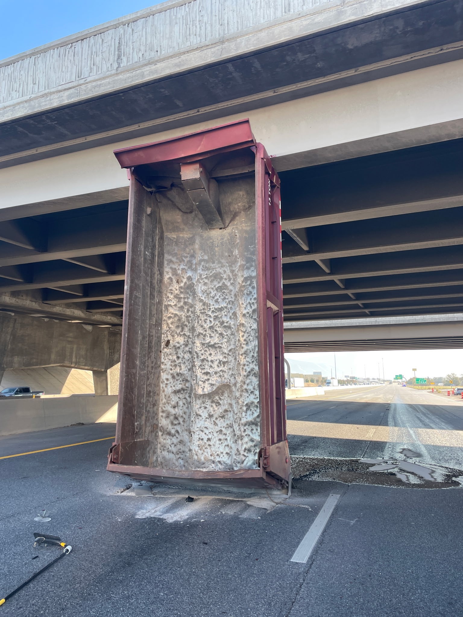 A dump truck accident on state Route 201 Friday morning led to the closure of the road, according to the Utah Highway Patrol.