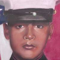Utah artist J.R. Johansen finishes portrait of Marine killed in Afghanistan