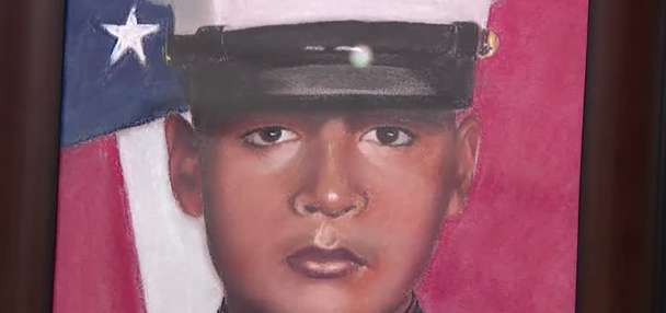 Utah artist J.R. Johansen finishes portrait of Marine killed in Afghanistan