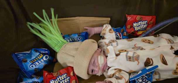 NICU babies steal the show for Halloween