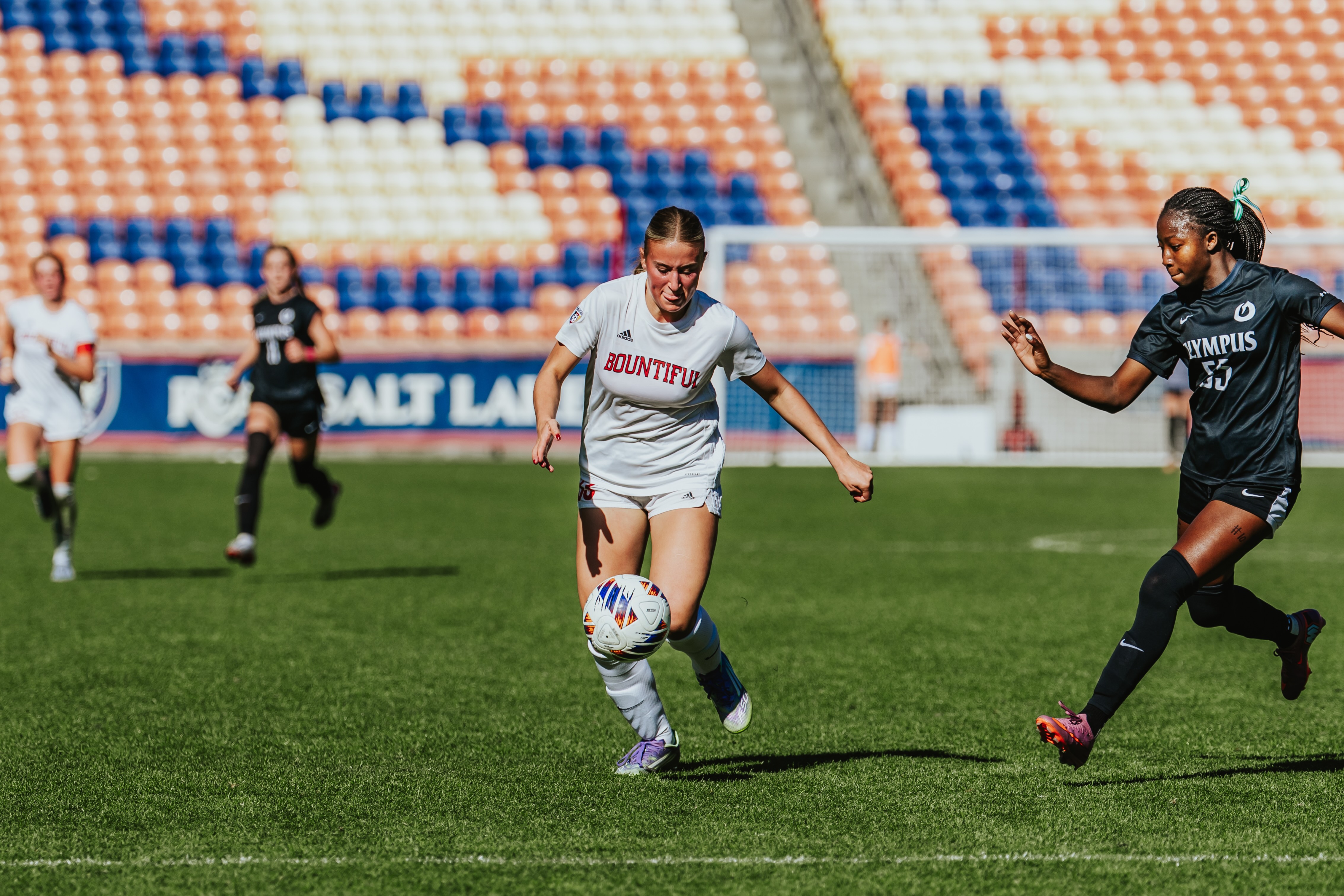 Bountiful and Olympus play during the 5A state championship, Friday, Oct. 24, 2025 at America First Field in Sandy.