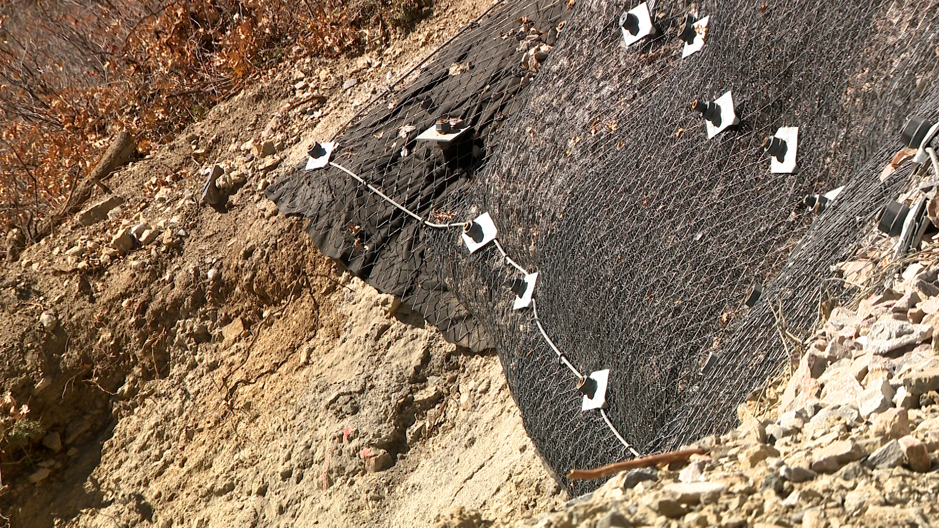 Repairs made to Forest Service Road 085 in American Fork Canyon, Friday. Two grants allowed the repairs to be funded.