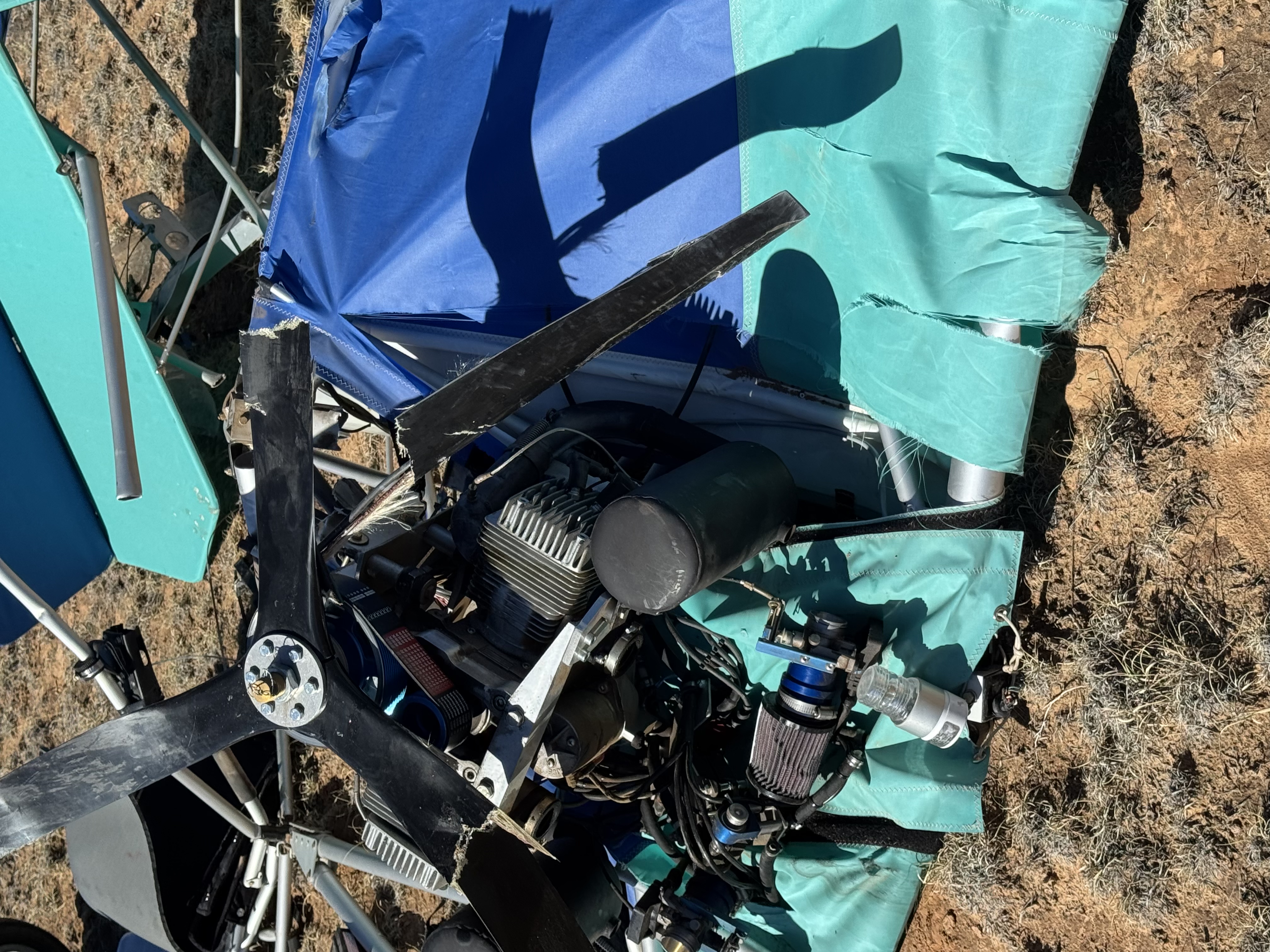 A pilot flying a small, ultralight aircraft suffered injuries Friday afternoon after crashing the aircraft near Escalante in Garfield County, a sheriff's office spokesman said.