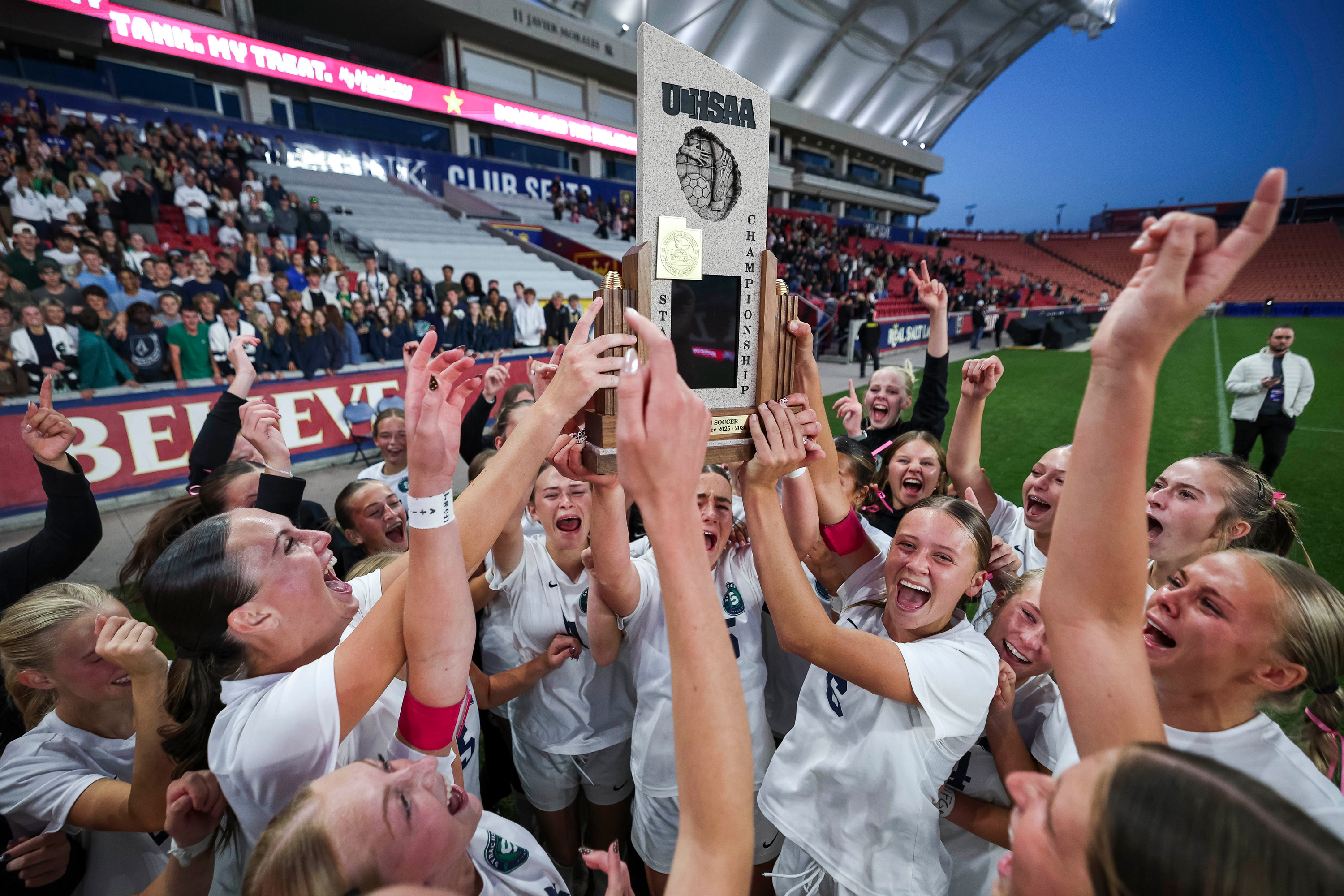 Syracuse stuns Lone Peak to win first-ever 6A girls soccer championship