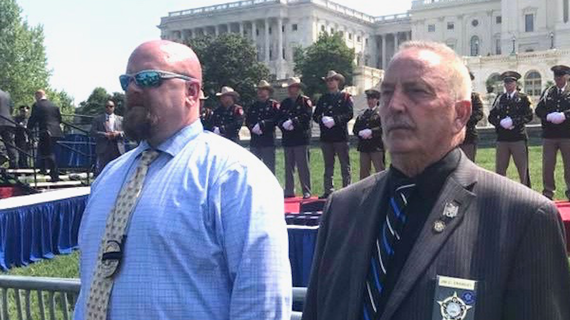 Detective Brent Jex at National Police Week in 2018. He and his brother, Darren Jex (not pictured), are helping raise funds to get Tremonton-Garland police officers to next year's National Police Week in Washington, D.C.