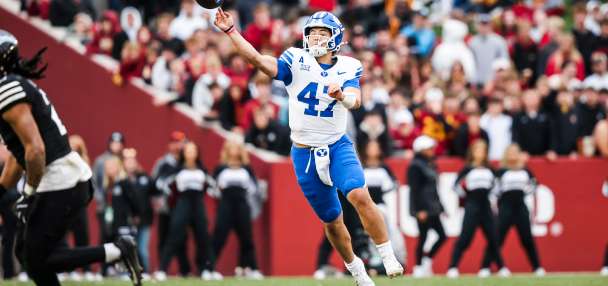 Down, not out: No. 11 BYU rallies to stay unbeaten with 41-27 win at Iowa State