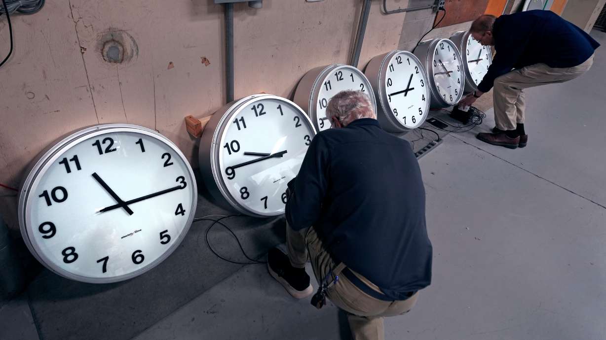 Most of America "falls back" into standard time Sunday.