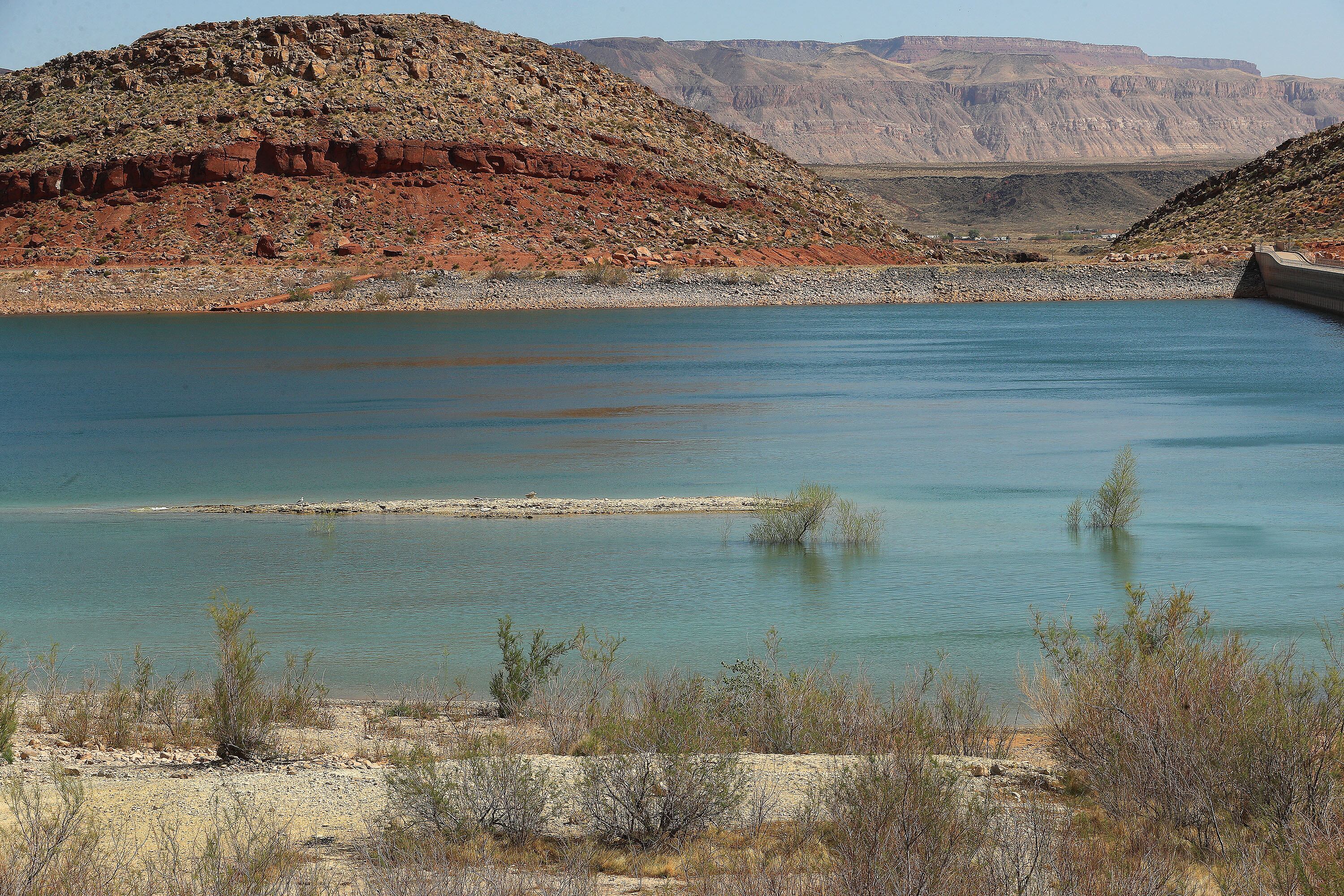 Quail Creek Reservoir is pictured in St. George on April 7, 2021. Washington County has been recognized has having one of the most forward-thinking water conservation plans in place, investing a billion dollars in a water reuse system.