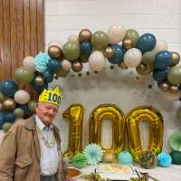 'Perpetually cheerful': What this 100-year-old veteran has learned about life