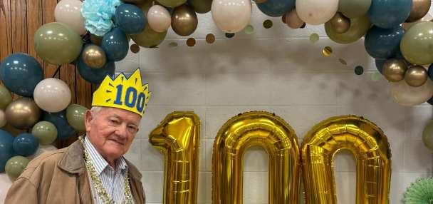 'Perpetually cheerful': What this 100-year-old veteran has learned about life