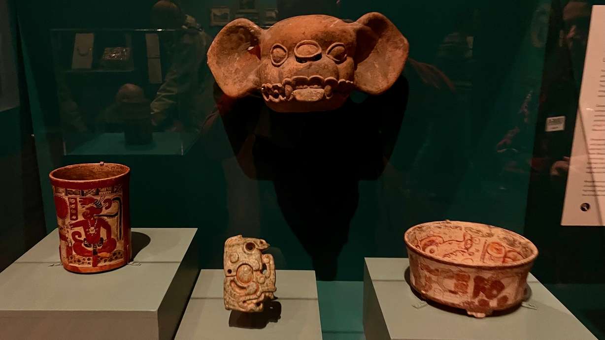 A portion of the artwork at the Utah Museum of Fine Arts on the University of Utah campus in Salt Lake City. The museum has revamped its exhibit focused on Latin America.