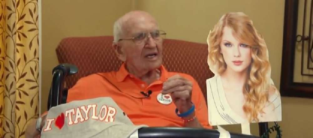 95-year-old retirement home resident starts his own Taylor Swift fan club