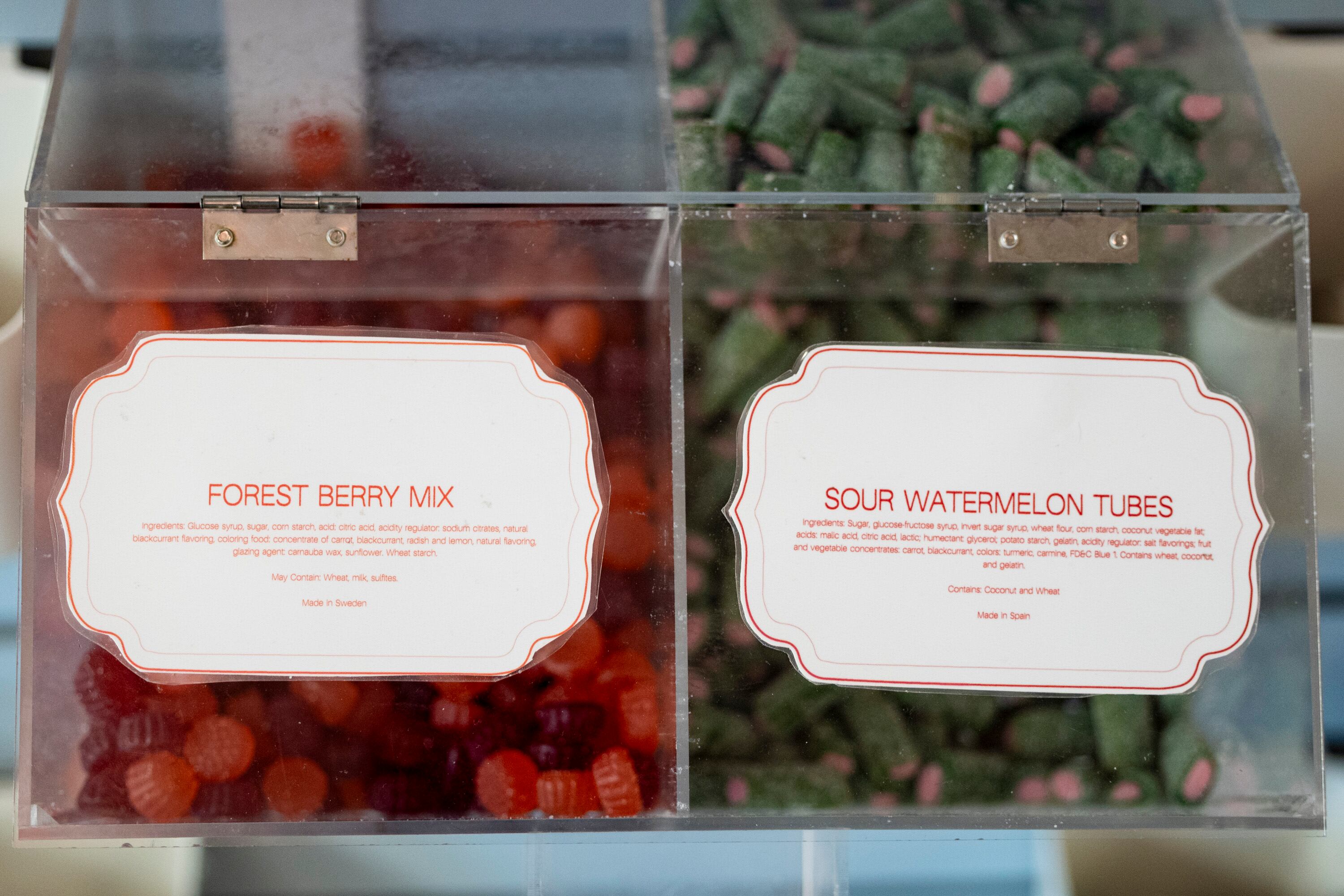 Containers of candy are displayed at So Swede! in American Fork on Oct. 22. The company has big plans for its future.