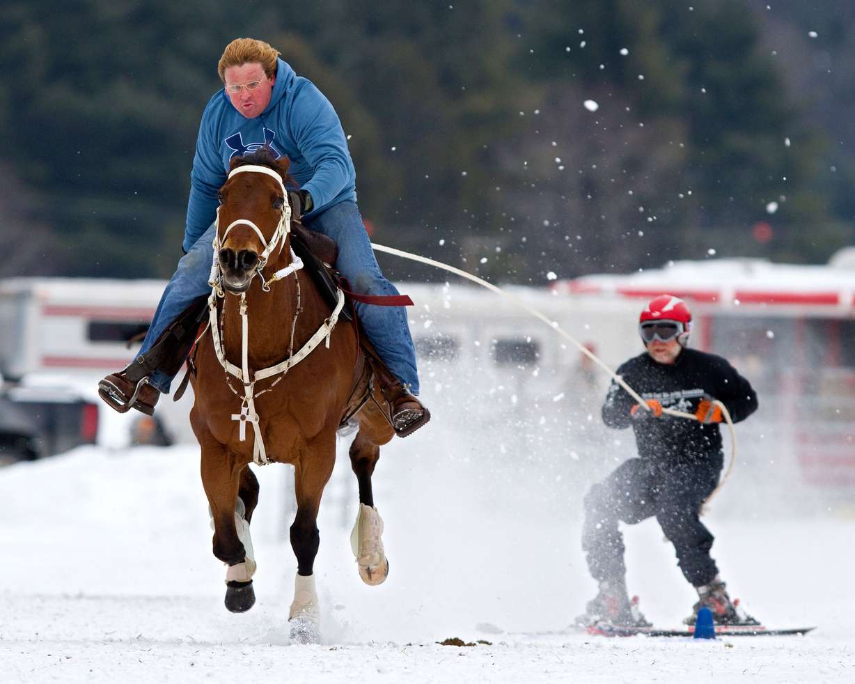 A skijoring race in New Hampshire. Utah is gearing up for the PRO Skijor Frontier Tour, set to begin in January in Heber City.