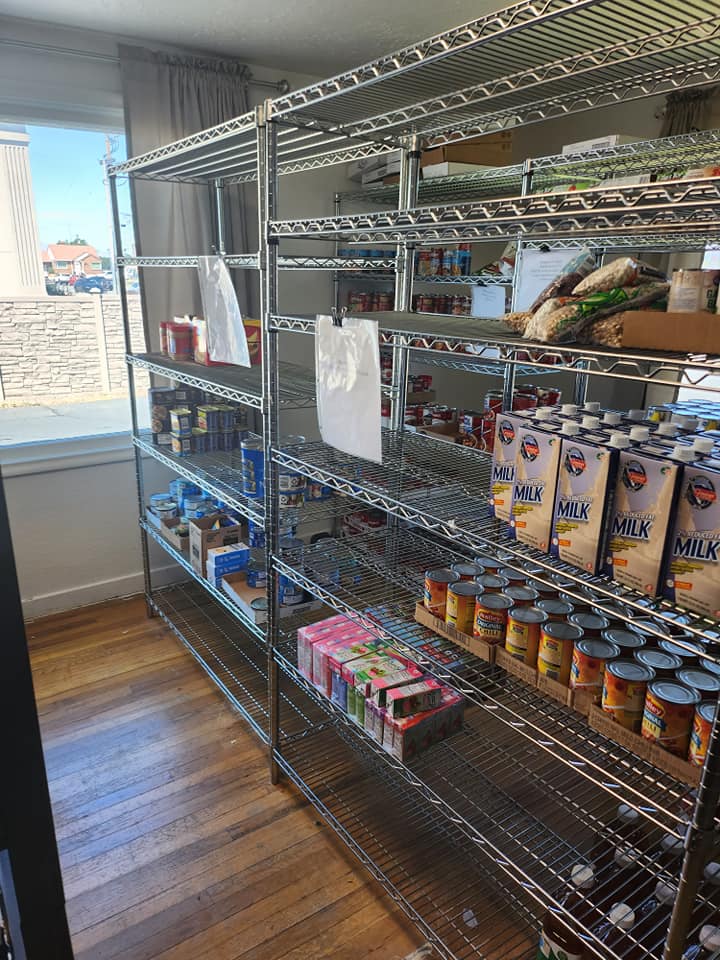 A food shelve inside the Murray Children's Pantry in an undated photo. The pantry is currently trying to meet a rising demand for food amidst dwindling funds and donations.