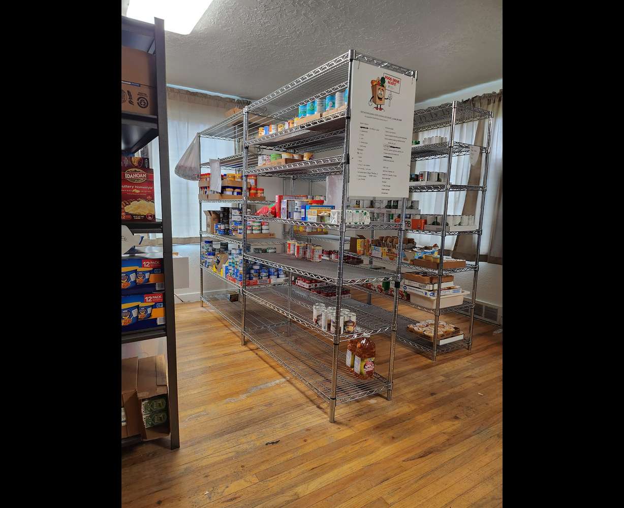 Food stocked inside the Murray Children's Pantry is pictured in an undated photo. The pantry is currently trying to meet a rising demand for food amidst dwindling funds and donations.