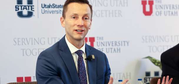 Brad Mortensen unanimously selected to lead Utah State University as its 18th president