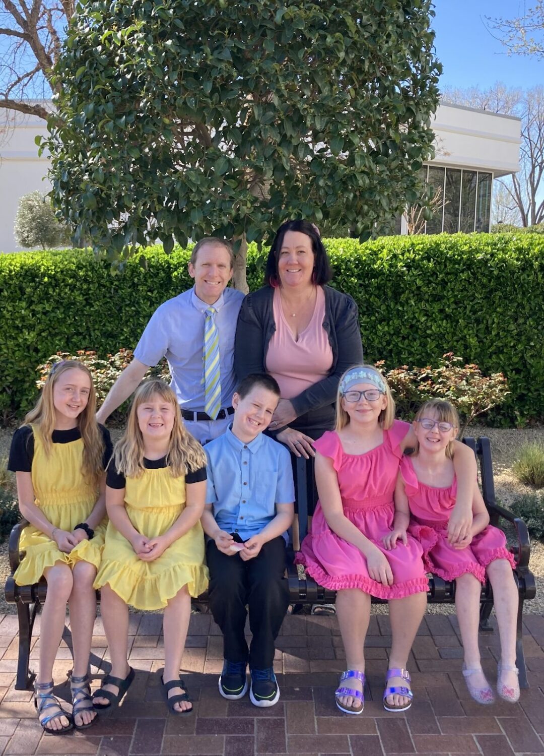 The Kreitzer family. Jason Kreitzer said they are indebted to Intermountain Primary Children's Hospital for saving their daughter's life.