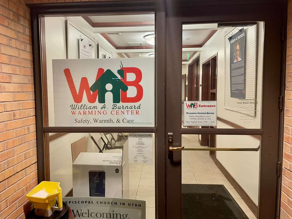 The William A. Burnard Warming Center in Logan in an undated photo. The center has continued to serve an increasing number of people experiencing homelessness, leaders said Tuesday.