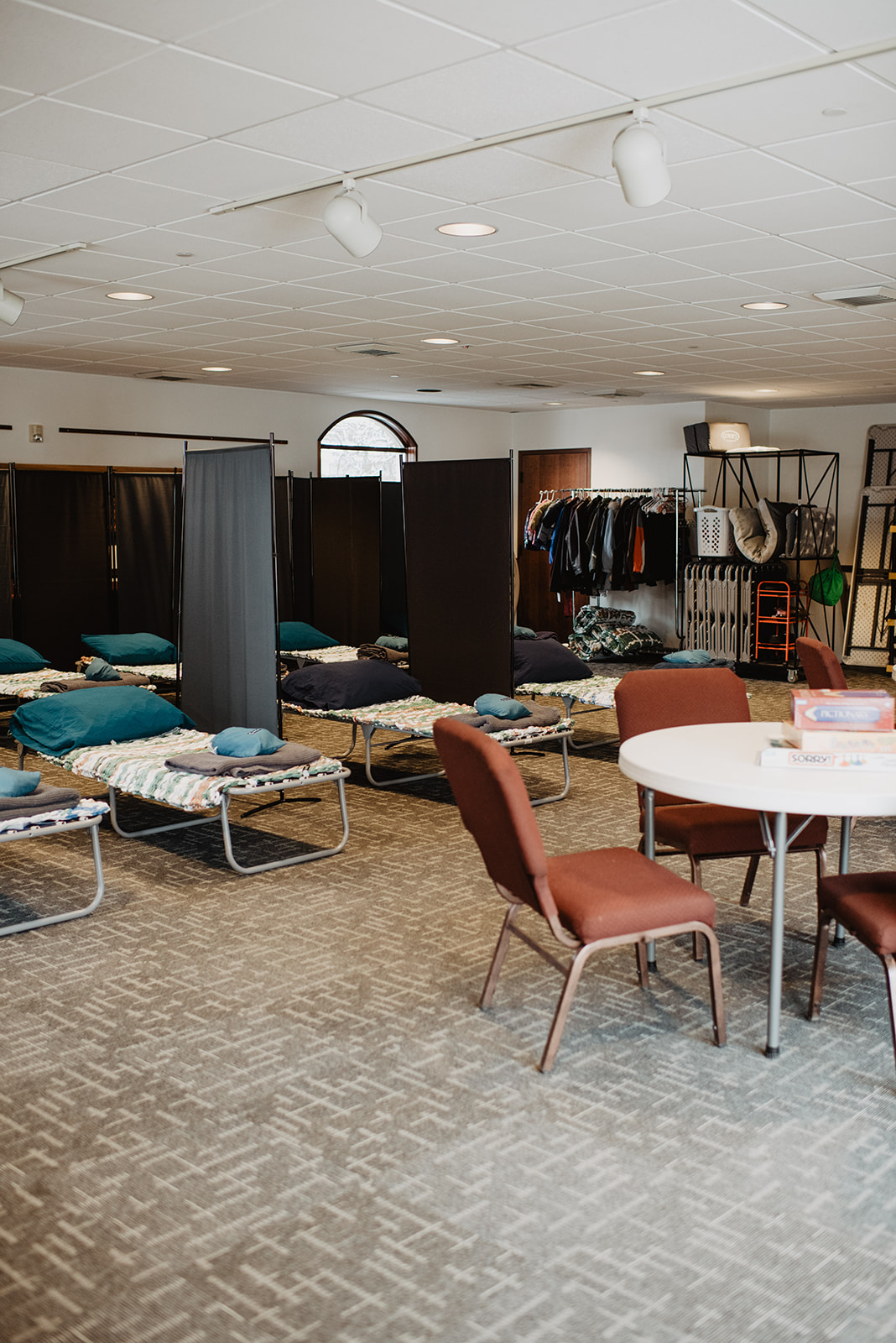 Inside the William A. Burnard Warming Center in Logan, as shown in an undated photo. The center is calling for volunteers ahead of the season opening on Nov. 30.