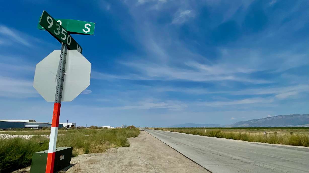 A teen admitted to murder in a deadly Aug. 31, 2025, shooting at a Weber County street racing competition and will be held in a juvenile detention facility until he's 25. The photo shows where the incident occurred, along 9350 West near 900 South.
