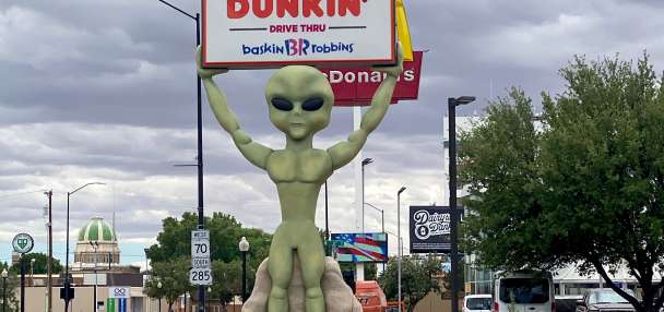 Are space aliens surveying our nuclear weapon sites?