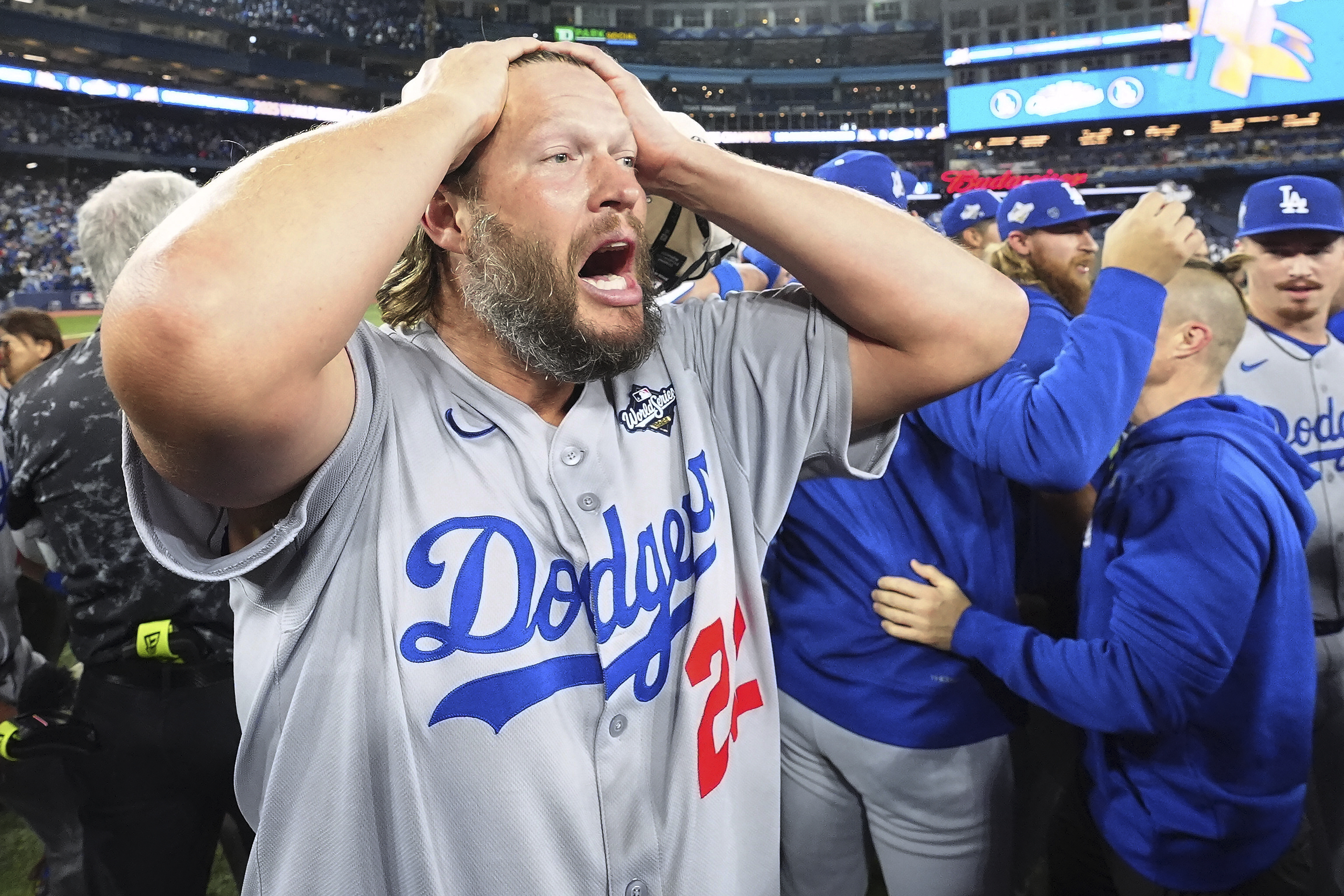 Dodgers great Clayton Kershaw ends his career unaware at first that he won the World Series again