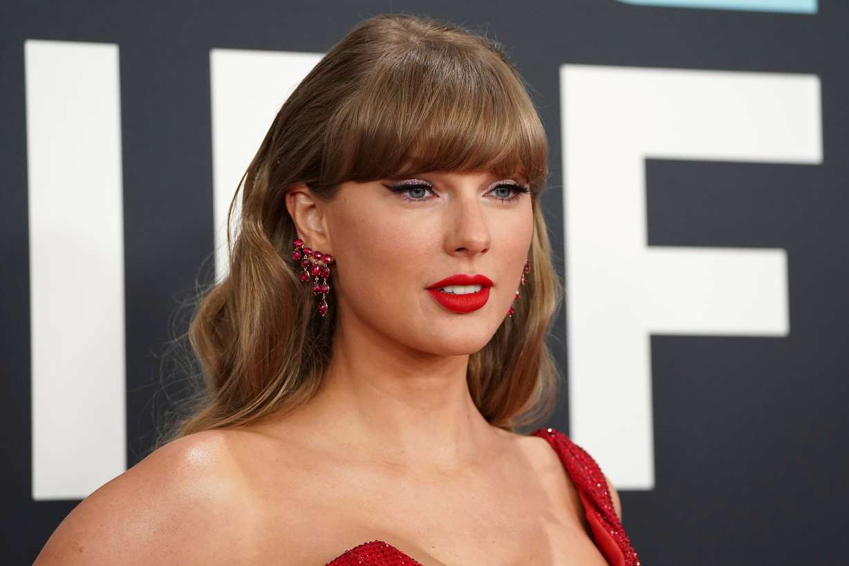 Taylor Swift arrives at the 67th annual Grammy Awards on Feb. 2, in Los Angeles. Swift, who was Spotify's most-streamed artist two years in a row, was dethroned by Bad Bunny, according to its annual Wrapped release on Wednesday.