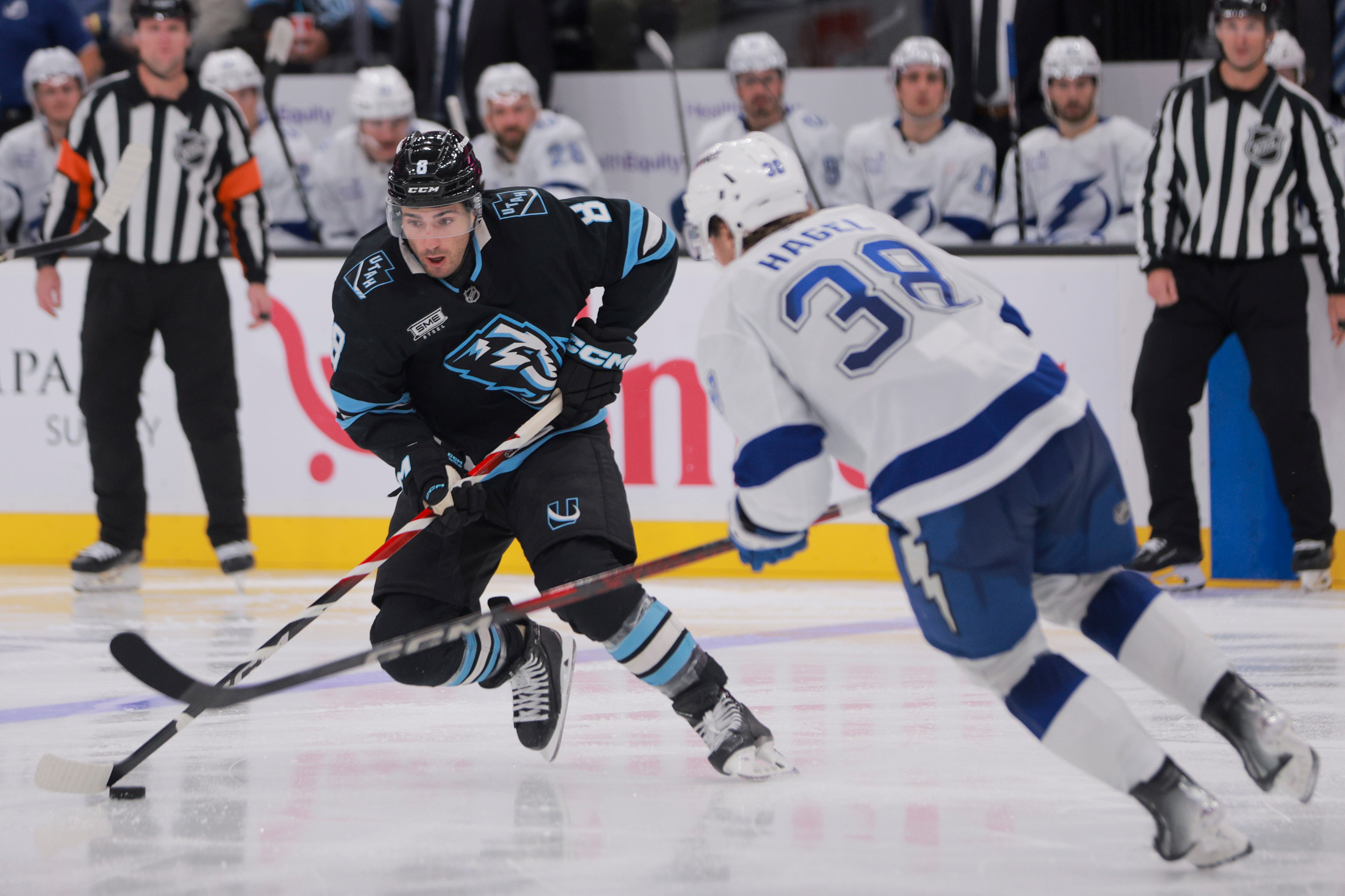 Mammoth magic runs out in 4-2 Utah home loss to Tampa Bay Lightning