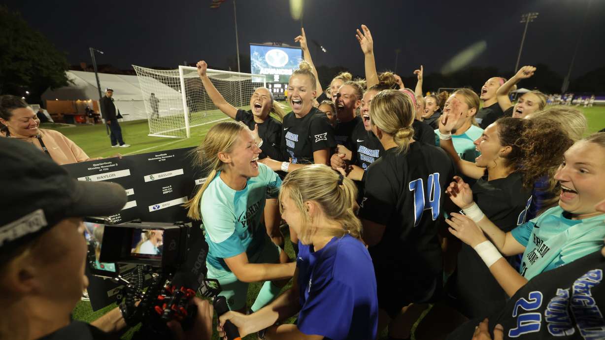 Ellie Walbruch recorded a brace, and Chelsea Peterson made eight saves in her first start in goal in close to two years as eighth-seeded BYU held off No. 1 TCU, 4-2 on penalties in the quarterfinal round of the Big 12 women's soccer tournament in Fort Worth, Texas.