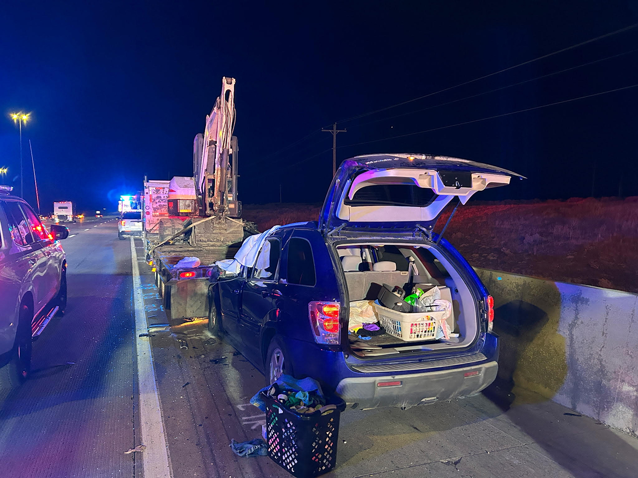 A crash near the Point of the Mountain on I-15 Tuesday has left one woman dead.