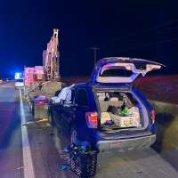 Woman dies after colliding with dump truck on I-15 near the Point of the Mountain