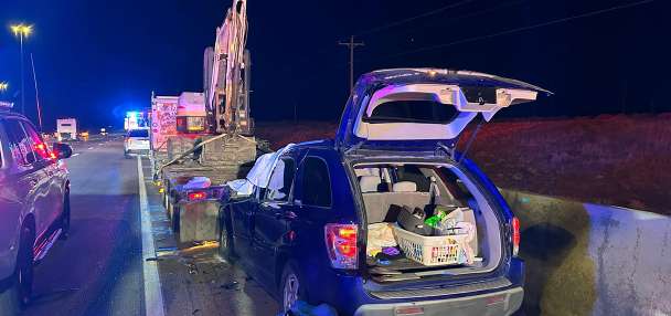 Woman dies after colliding with dump truck on I-15 near the Point of the Mountain