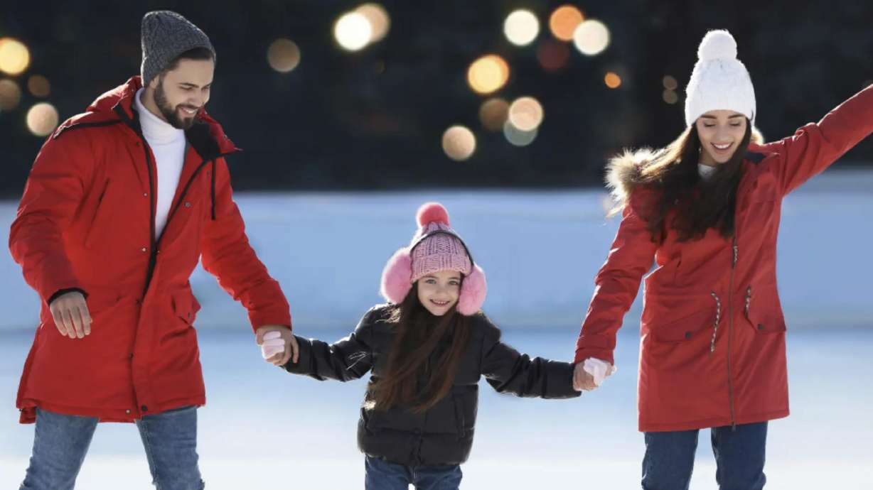 Skate, lights, merry nights: Downtown Daybreak's Winter Village