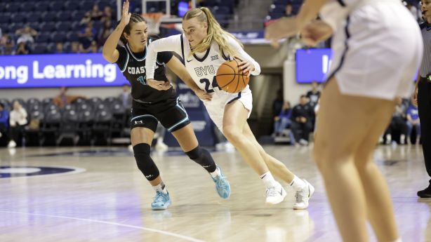 BYU ladies’s season-opening win over Coastal Carolina a 1st for trainer Lee Cummard BYU ladies’s season-opening win over Coastal Carolina a 1st for trainer Lee Cummard