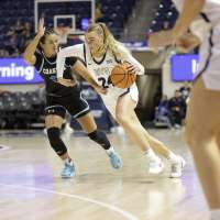 BYU women's season-opening win over Coastal Carolina a 1st for coach Lee Cummard