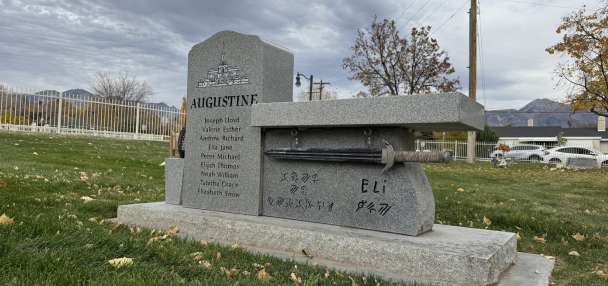 Mother: Halloween decorations taken from son's grave in Lehi