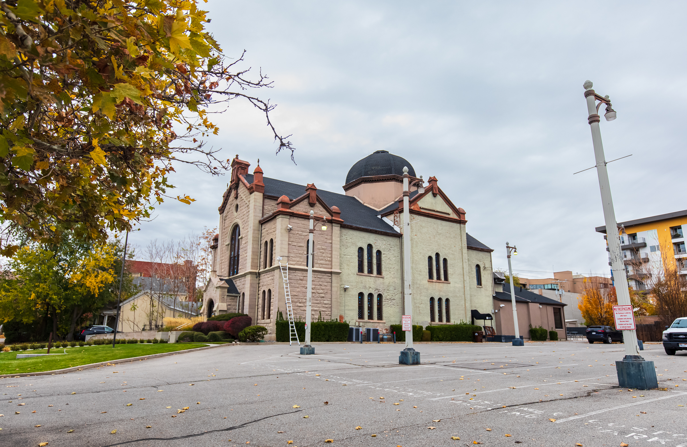 The historic B’nai Israel Temple in Salt Lake City on Friday.