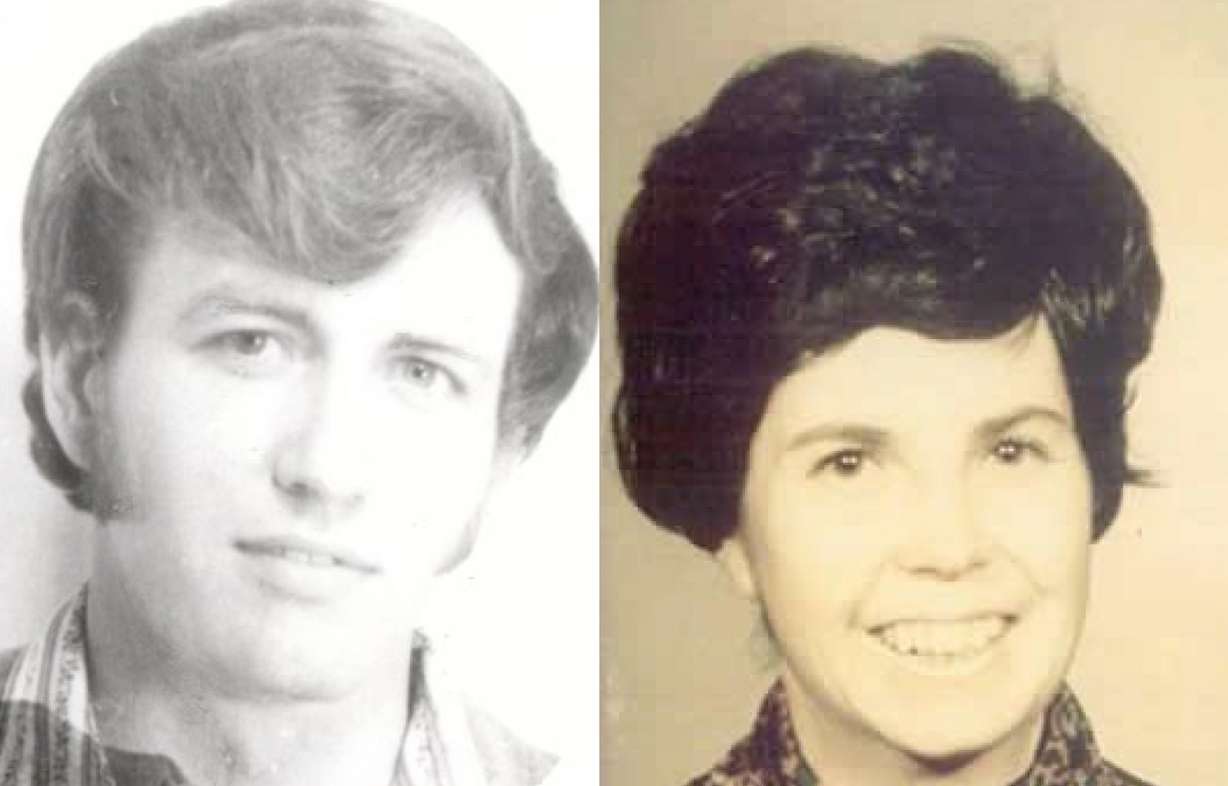 Michael Bown, left, and Carolyn Kingston, right, were both shot at Natter's Market on Sept. 2, 1971. Bown died at the scene, while Kingston died from her injuries two years later.