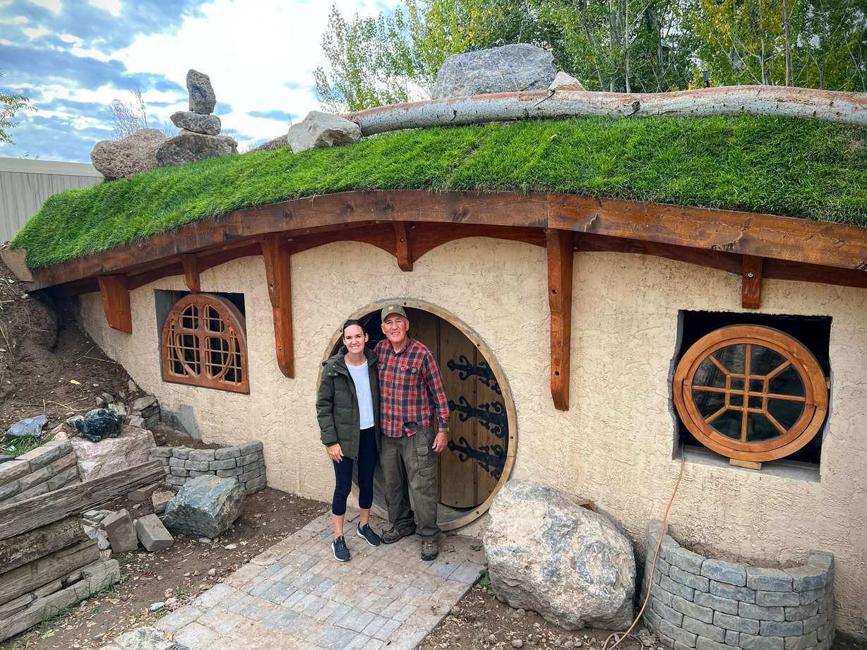 John Osburn, of Nephi, built a one-of-a-kind tree house that is attracting people from all around the world. A recent addition to the amenities is a Hobbit hole.