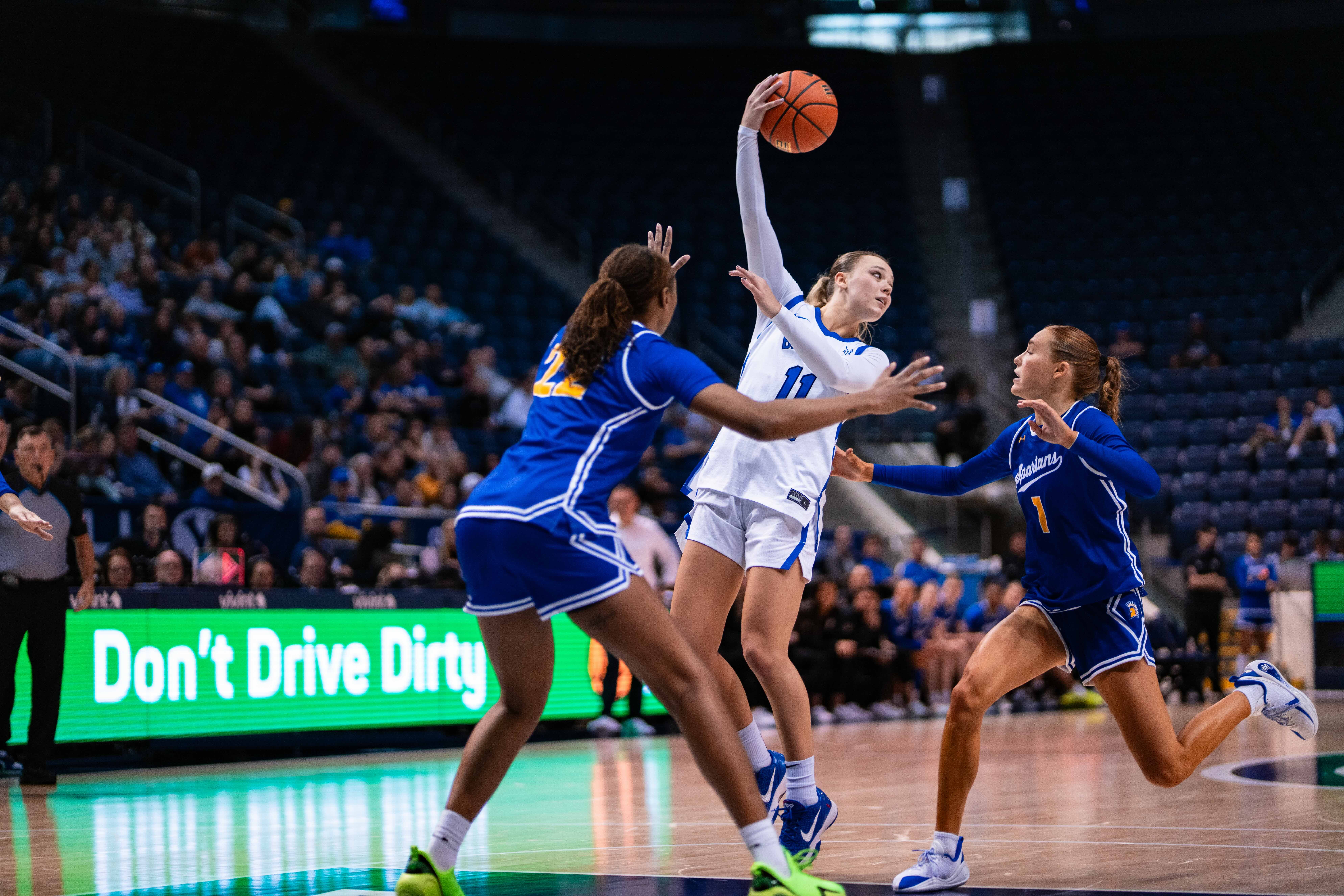 Juddy's game: Gibb's 21 leads BYU women by San Jose State in clash of former Judkins assistants