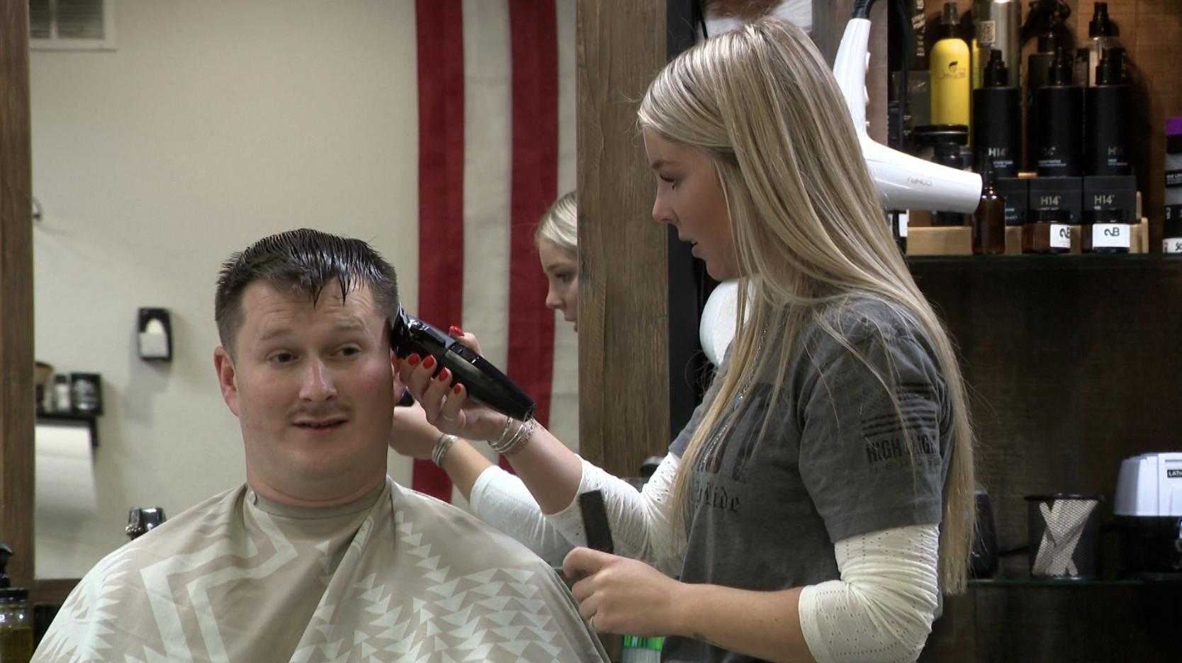 Utah barbershop donates day's earnings to support veterans' healing