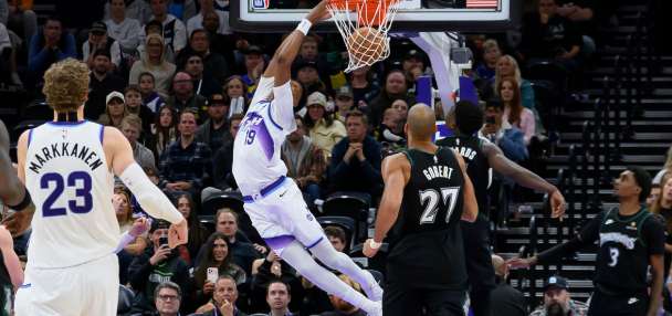 'A dream come true': Ace Bailey makes most of first start with Jazz