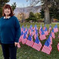 Weber County woman installs field of flags to mark Veterans Day, honor locals killed in WWII