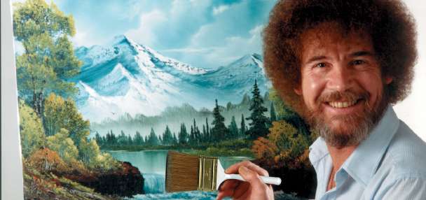 A happy circumstance: Bob Ross paintings sell for more than $600K to help public TV stations